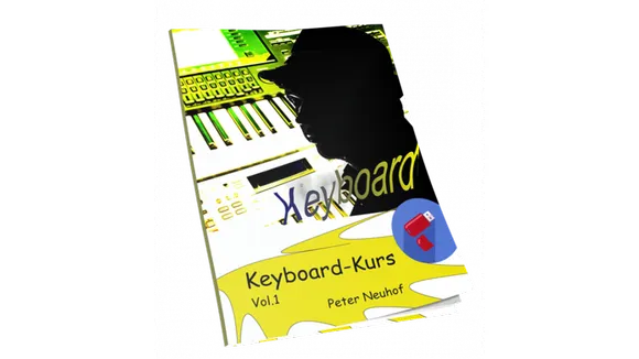 Keyboardkurs Vol 1 Lehrbuch inkl USBStick