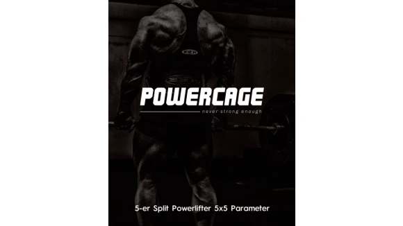 Trainingsplan 5er Split Powerlifting 5×5 Parameter