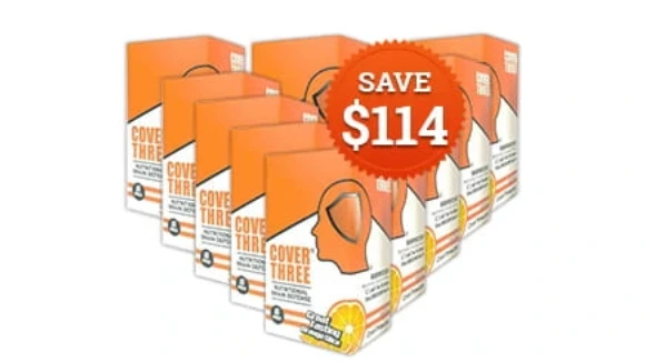Cover Three BEST SELLER 180 Day Supply