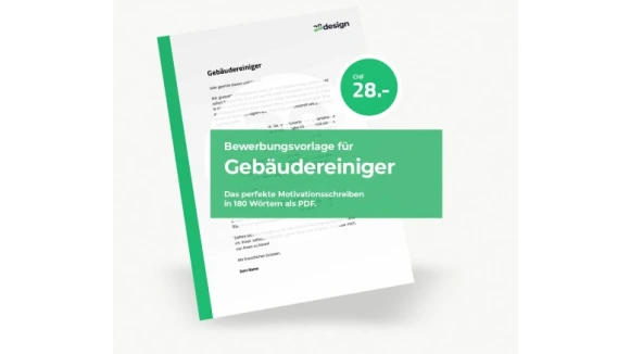 Anschreiben Gebäudereinigerin