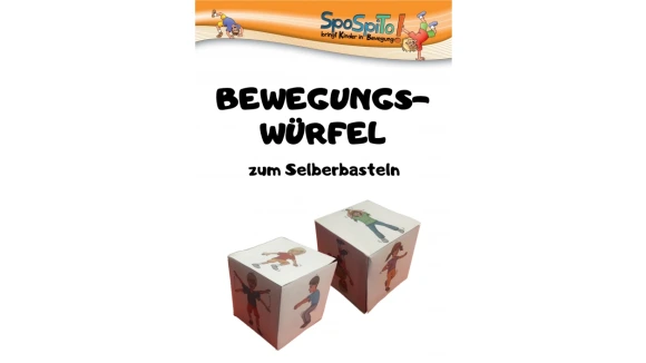 BewegungsWürfel zum Selberbasteln