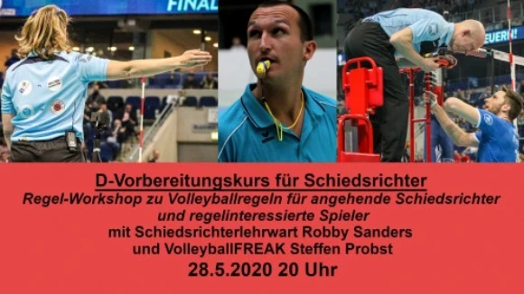 DVorbereitungskurs für Volleyball Schiedsrichter