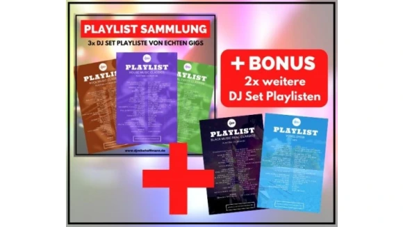 DJ Set Playlisten Sammlung  Bonus