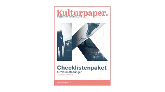 Kulturpaper 06 Checklistenpaket für Veranstaltungen