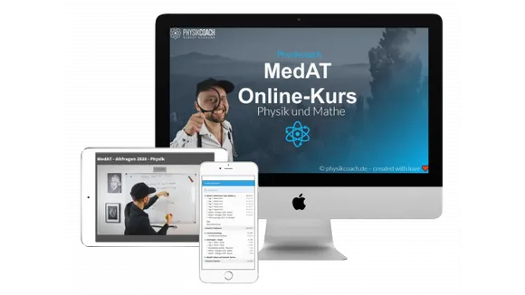 Physikcoach MedATOnline Kurs Physik und Mathe