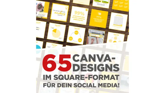 65 CanvaDesignVorlagen für dein Social Media