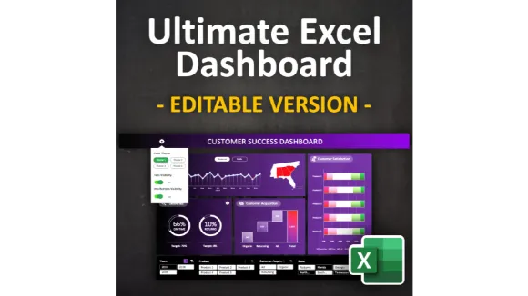 Ultimate Excel Dashboard  Editable Version