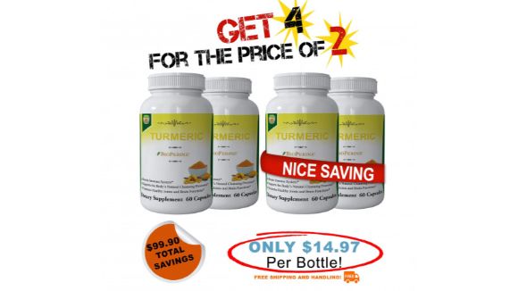 Turmeric 4 Bottles