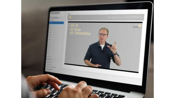 14 days to SUPERBRAIN Online Kurs für Gedächnistraining