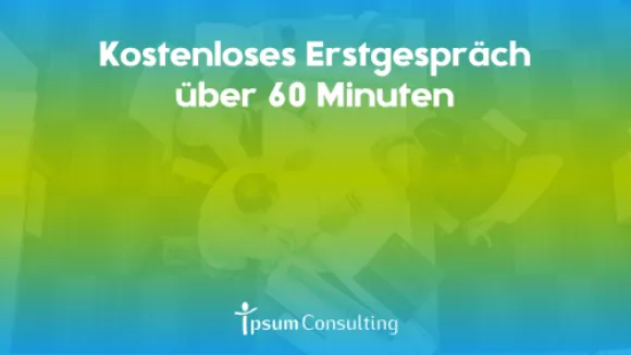 Kostenloses Erstgespräch über 60 Minuten KMU