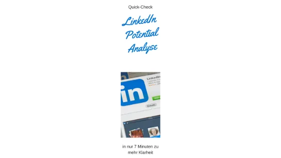 QuickCheck Deine LinkedIn PotentialAnalyse
