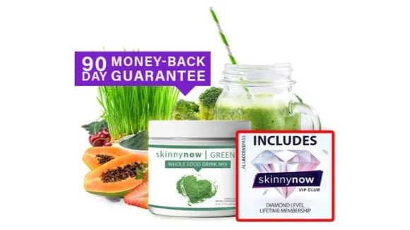 1 Jar skinnynow GREENS  FREE VIP Club