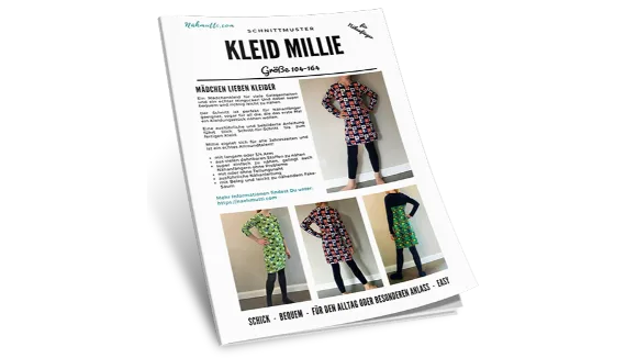 Schnittmuster Mädchenkleid Millie  Papier