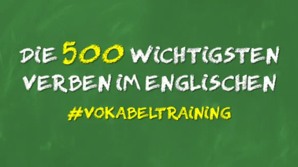 Die 500 wichtigsten regelmäßige Verben