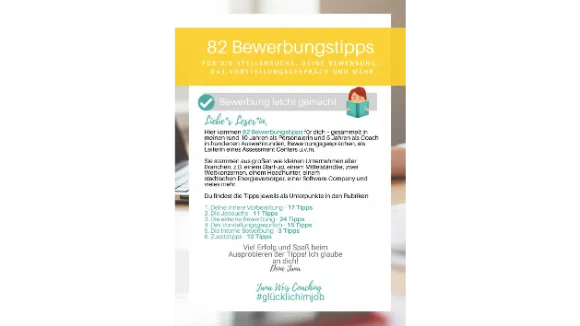 Workbook 82 Bewerbungstipps für 820