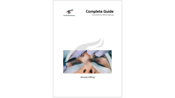 Wimpernlifting OnlineSchulung als Ebook