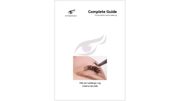 Wimpernverlängerung Volumentechnik OnlineSchulung als Ebook