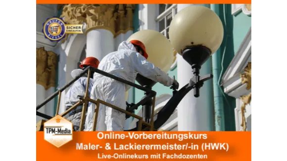 OnlineLivekurse zum MalerLackierermeisterin