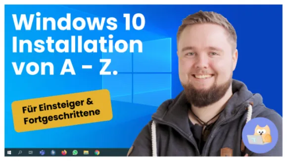 Vorbestellung des Kurses Windows 10 Installation von A Z