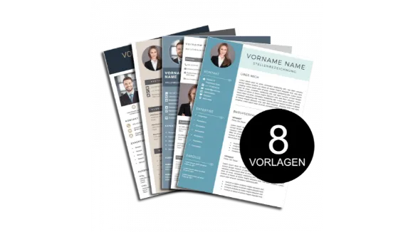 8 Bewerbungsvorlagen mit WOWEffekt