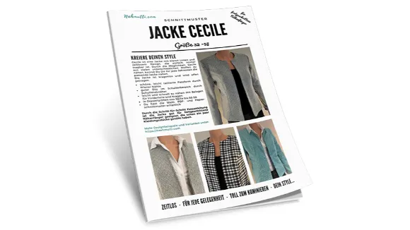 Schnittmuster Jacke Cecile