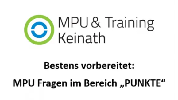MPU Fragen im Bereich PUNKTE