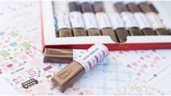 Druckvorlage für MerciSchokolade
