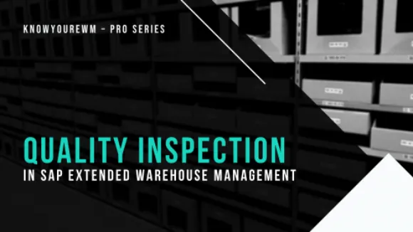 SAP EWM Quality Inspection SAP QIE