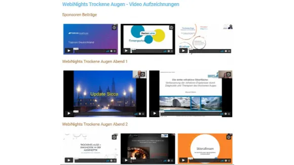 WebiNights Trockene Augen