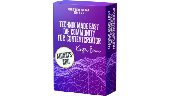 Technik made easy Community für Contentcreator
