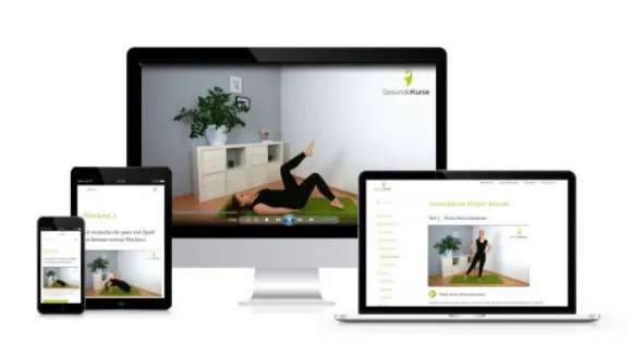 Pilates Onlinekurs Präventionskurs vor Zuhause