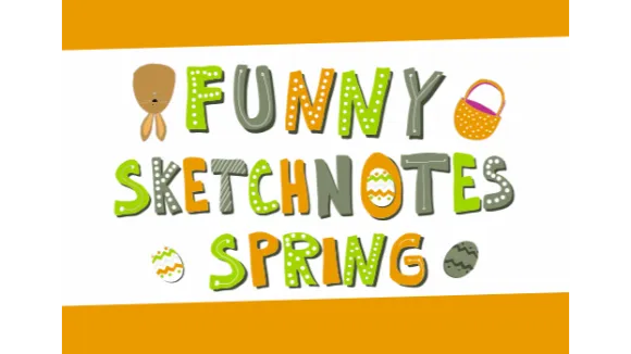 Kopie 2 von Funny Sketchnotes OnlineKurs SPRING