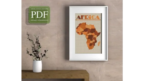 Afrika Landkarte