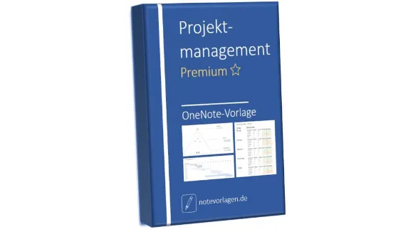 OneNote Projektmanagement Premium Vorlage