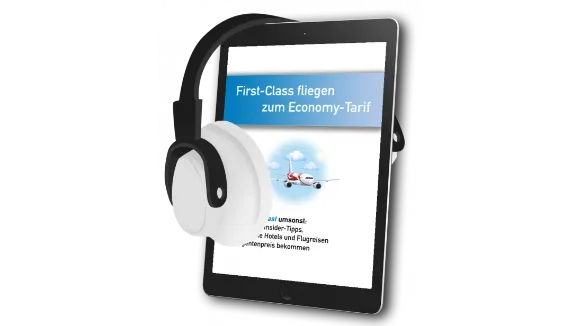 Hörbuch FirstClass fliegen zum EconomyTarif