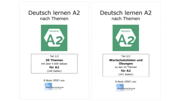EBook Deutsch A2 nach Themen 2 PDFs