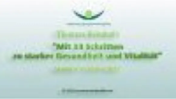 Thomas Reinholz Mit 14 Schritten zu starker Gesundheit und