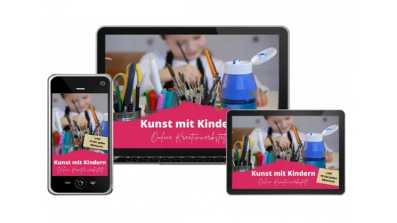 Kunst mit Kindern  Online Kreativwerkstatt
