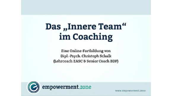 Das Innere Team im Coaching Fortbildungsvideo für Coaches