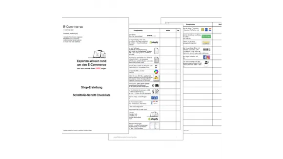 Checkliste für die ShopErstellung