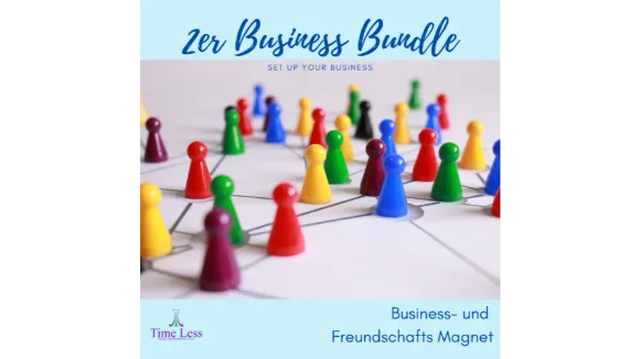 2er Bundle Business und Freundschafts Magnet